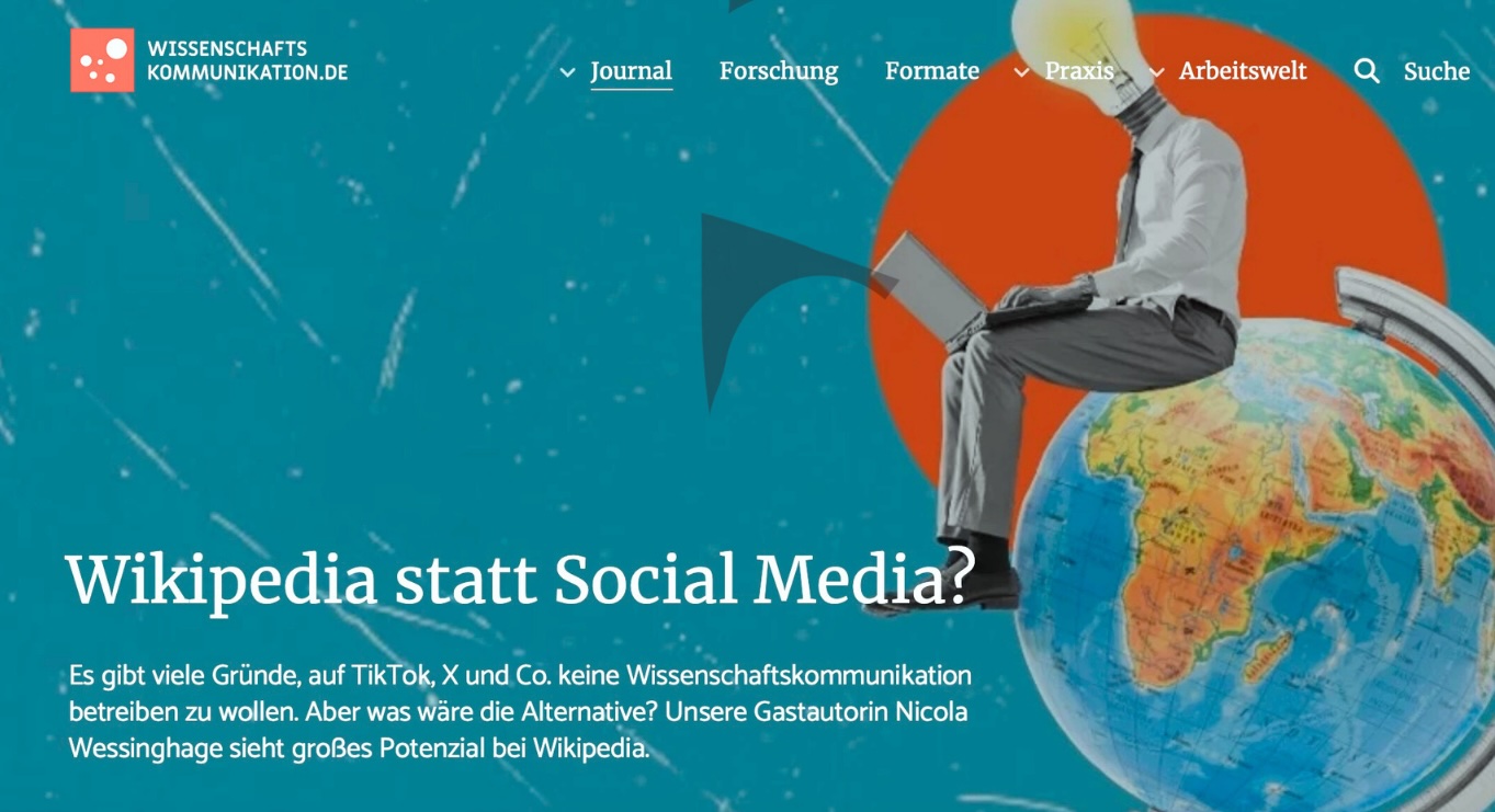 Gastbeitrag: Wikipedia für offene Wisskomm